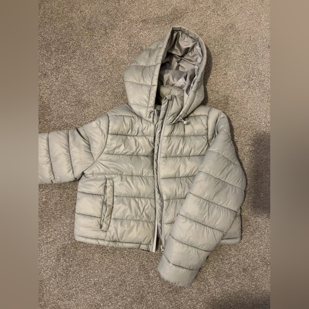 Kids Gray Puffer Jacket